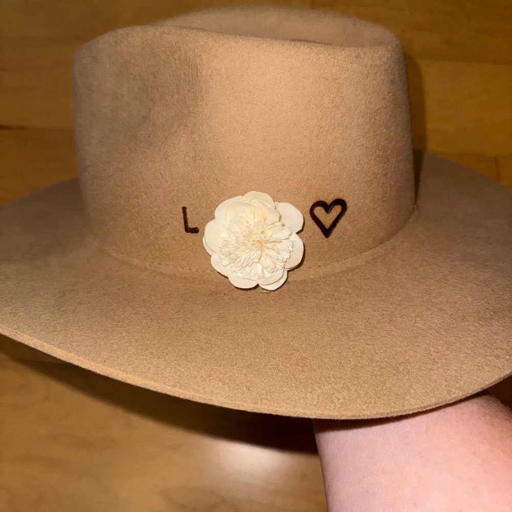 Fallen Sky Stone Custom Wool Fedora Hat size L